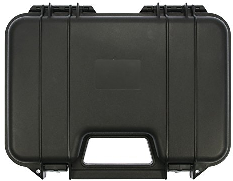 OpTacs - Pistolenkoffer Medium schwarz Waffenkoffer Airsoft Pistole Softair Waffen Pistolen Koffer Schreckschusspistole Waffentasche Case Pistolentasche