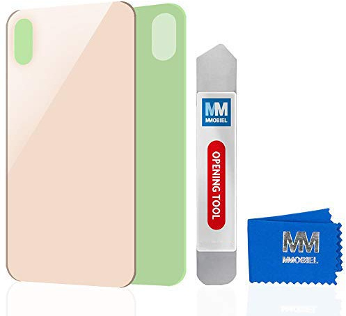 MMOBIEL Rückklappe Back Cover Batterie Gehäuse Ersatz Kompatibel mit iPhone XS Max 6.5 inch (Gold) inkl. Werkzeug