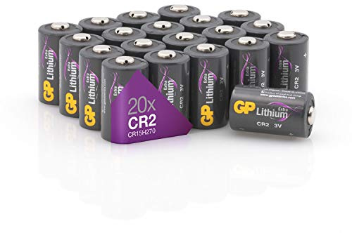 GP Extra CR2 Batterie 3 Volt Lithium 20 Stück | CR2 3V, CR15H270, DLCR2 | Zuverlässige CR2 3V Lithium Batterien für Kameras, Smart Home, Rauchmelder, Sensoren, professionelle Anwendungen und mehr