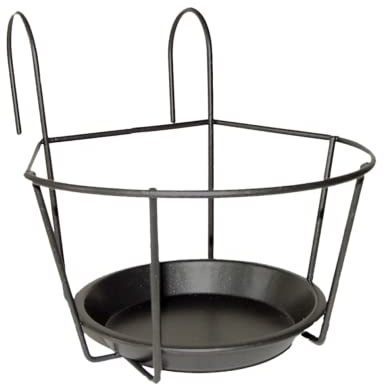 Esschert Design Grau Balkon-Topfaufhänger, klein