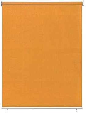 paramondo Außenrollo Senkrechtmarkise Sonnenschutz Sichtschutz für Balkon Terrasse, Freihängend, Reiß- & Wetterfest, Pflegeleicht, 220 x 240 cm (BXH) orange