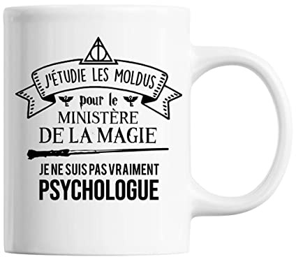 Planetee Mug Femme Psychologue ministère magie | Tasse blanche