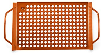 Outset Copper Grill Grid, 7 x 11, Non-Stick Grill Pan