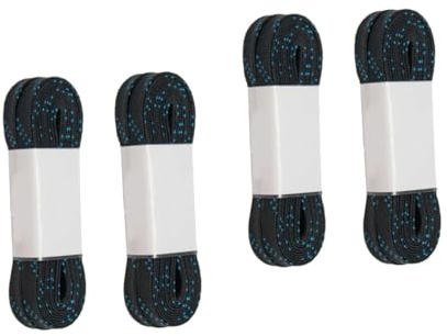 PRETYZOOM 2paare Eishockey Schnürsenkel Wachsschnürsenkel Für Schlittschuhe Anti-Frost Anti-Bruch Schwarz Für Sport Skifahren Eishockey Und Mehr Hochwertige Langlebige Schnürsenkel Für