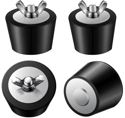 4 storlekar vinterpluggar för pool, 25 mm + 32 mm + 38 mm + 51 mm gummi pool plugg inloppsmunstycke vinter simbassäng expansionspluggar vinteranpassade plugg simbassänger, dräneringsrör