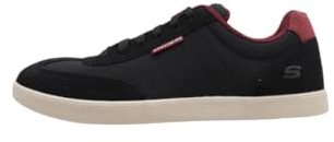 Skechers Placer Vinson - Zapatillas planas, Negro , 41 EU