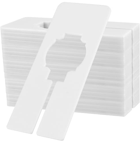 UNGFEI 50 divisores para colgar ropa, separadores duraderos de tamaño de perchero, clasificación de tallas de separador, color blanco