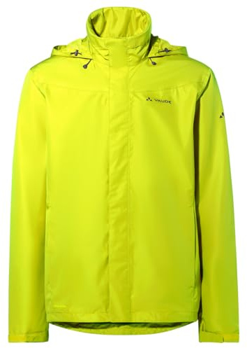 VAUDE Escape Bike Light Regenjacke Herren – Fahrradjacke wasserdicht atmungsaktiv winddicht, 2-Lagen mit verstaubarer Kapuze
