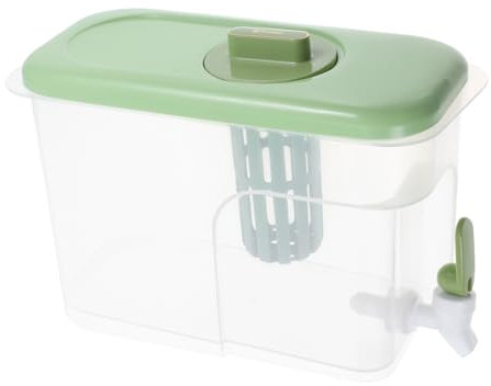 IMIKEYA Pichet Familial Pour Boissons Froides Récipient Deau De 4 L Avec Robinet Distributeur De Boissons En Plastique Pour Réfrigérateur