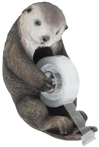 BAODBF tejpdispenser, Otter tejpdispenser, kreativitetstejp, förpackningstejp, dispenser, tejp, dispenser för kontor, skola, hem