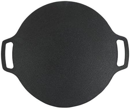 Grill BBQ coréen, poation à 6 couches Pan de grill coréen, plaque d'alliage en alliage en aluminium pour cuisinière à gaz, camping en plein air (25 cm)