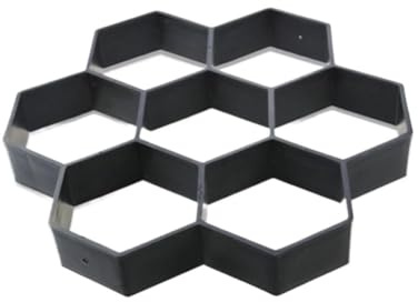 GFDSGRE Moldes para Cemento Molde De Cemento For Pavimento Hormigón, Adoquín Plástico, Bricolaje, Reutilizable, Manual, Pavimentador Carreteras(30x30cm)