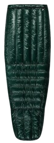 1 Stück Daunenschlafsack, leichte Campingdecke, Winterwanderausrüstung(Green-L)