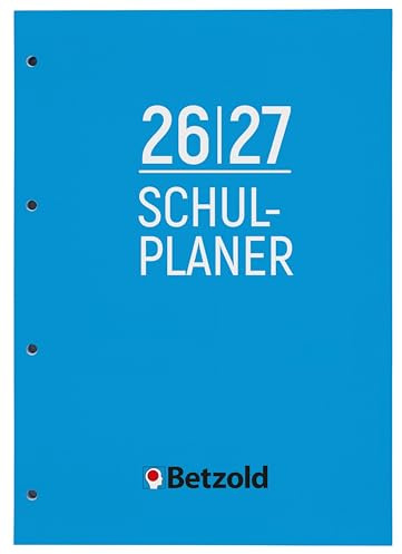 Betzold Lehrerkalender 2026/2027 DIN A4 Loseblattsammlung - Schulplaner, Schuljahr-Organizer gelocht zum Abheften