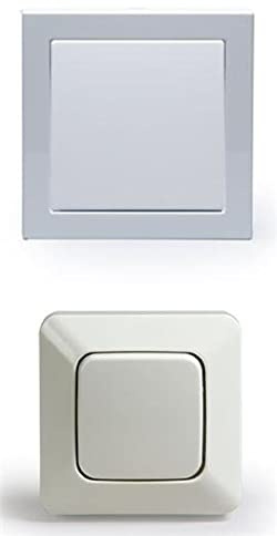 Niessen stylo - Pulsador timbre serie stylo blanco marfil