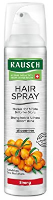 Rausch Hairspray Strong Aerosol (für dauerhaften, starken Halt und strahlenden Glanz - Vegan), 1er Pack (1 x 250 ml)