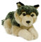 Teddys Rothenburg by Uni-Toys Kuscheltier Wolf 24 cm liegend grau/beige Plüschwolf Plüschtier