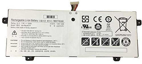 AA-PBUN2TP Laptop Battery Replacement for Samsung Chromebook 3 XE500C13-K01US XE500C13-K02US XE500C13-K03US K04US K05US K06US XE501C13-K01US XE501C13-K02US Series(7.6V 33Wh)