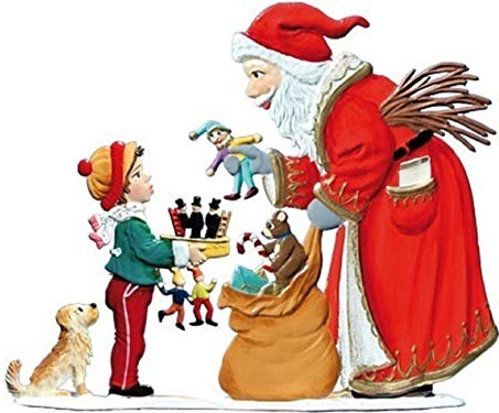 Wilhelm Schweizer Zinnfigur Nikolaus und Striezeljunge Jahresnikolaus 2011