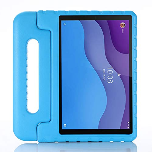 Funda Infantil Lenovo Tab M10 HD TB-X306F TB-X306X 10.1 2020, Carcasa Niño Antigolpes con Asa Convertible Tapa de Soporte, Funda Bebé Ligera para Lenovo Tab M10 HD TB-X306F TB-X306X 10.1 2020 (Azul)