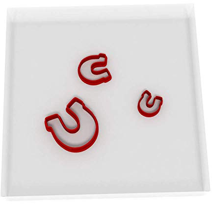 Mini/Tiny Horse Shoe Set of 3 Value Fondant Cutter 1.5CM + 2CM + 3CM