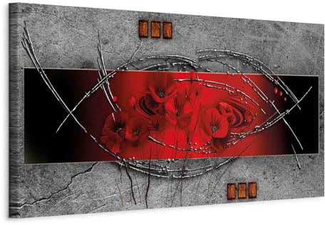 murando - Leinwandbild Blumen Pflanzenmotiv, 150x50 cm, 1-teilig, modern | Hochwertige Leinwand, sofort aufhängbar, ideal fürs Wohn- oder Schlafzimmer, wasserfest und lichtecht, langlebig, stilvoll