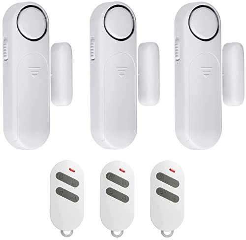 Allarme per Porte e Finestre 120dB Con 3 Modalità Wireless Magnetico Allarme Antifurto Sistema Sensori di Sicurezza Domestica Per Protezione Bambini,Casa,Frigorifero,Negozio