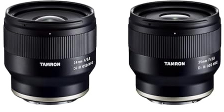 Tamron 24mm F/2.8 Di III OSD M 1:2 - Objektiv für Sony E-Mount & F053SF,35mm AA8F/2.8 DiIII OSD M0.0430555555555556 - Objektiv für SonyE-Mount