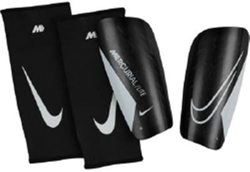 Nike Shin Guard NK Merc Lite - Fa22, Black/Black/White, DN3611-010, XS