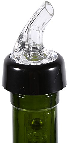 Abgemessener Flaschenausgießer, 15 Ml, Mess-Shot-Ausgießer, Spender, Auslaufsicherer Schnapsflaschen-Ausgießer für Wein, Cocktails, Getränke, Heimbar-Werkzeug, 1/2 Oz (Weiss)