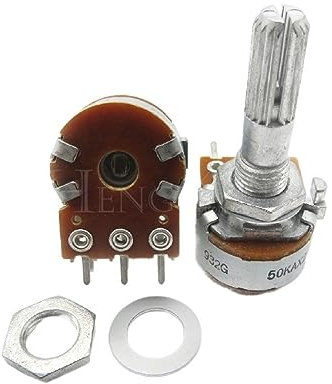 JMORCO 1p0cs/lot Förderung for ALPS 16 typ doppel Volumen Potentiometer A50K A100K 25MM Blumen Alpen Auf Lager (Size : 100K Ohm)
