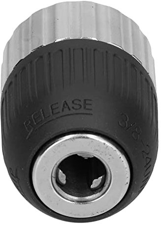Mandrin de Perçage 3/8-24UNF pour Mandrin de Perçage, Mandrin de Perçage pour Petits Trous, Visseuse à Percussion, Perceuse électrique 2-13 Mm, Adaptateur de Perçage, Mandrin de