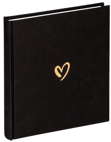 walther design Fotoalbum Emotion, schwarz, 20x20 cm, 40 Seiten, FA-189-B