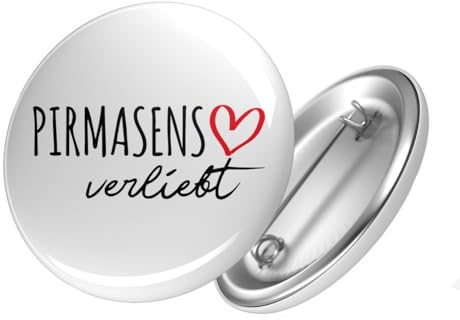 Huuraa Button Pirmasens verliebt Geschenk