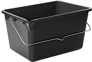 Farbeimer ohne Deckel - schwarz - 5er Pack - Malereimer - Streicheimer - Kunststoffeimer (14 Liter)