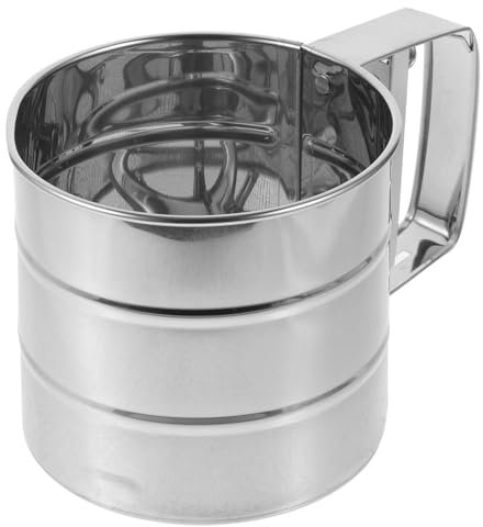 BESTOYARD Tamizador De Manual De Inoxidable para Repostería Colador De y Utensilio De Cocina para Hornear y Postres