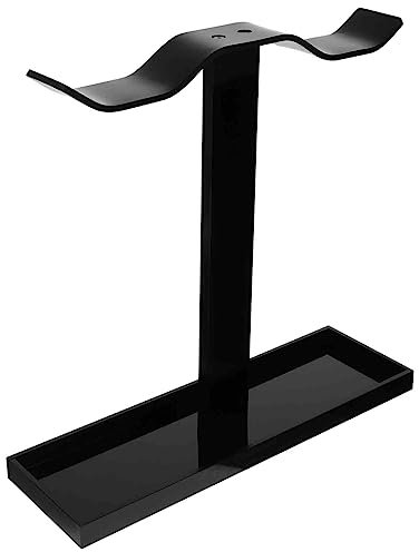 MOLUCKFU Headphone Stand Eleganter Kopfhörerhalter Aus Schwarzem Stabiler Headset-hänger Für Over-Ear-kopfhörer Und Gaming-headsets Für Schreibtisch-Organisation Und Aufbewahrung