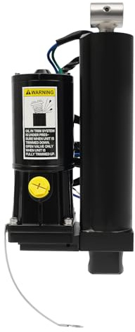 GGTYURTM Power Trim & Tilt Assembly für Außenborder 12V 500W, IP67 Höhenverstellung für Yamaha 40–60 PS 4-Takt Motoren, Alulegierung mit Hartanodisierung, Schutzkapselung für Bootsantriebe
