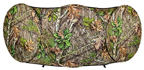 Ameristep Jakehouse Lightweight Durable 96 x 27 Compact Size 2-Person Capacity Portable Turkey Hunting Ground Blind - Mossy Oak Obsession