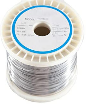 25 metros de alambre de calefacción de nicromo 1,2 mm (2,4869 / Cronix 80 / N06003) NiCr 80/20 alambre de cromo, alambre de resistencia de níquel