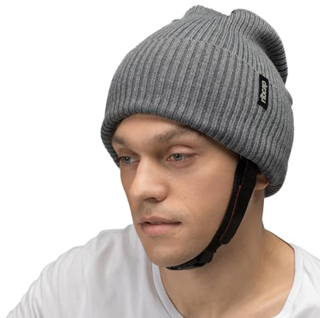 Ribcap Lenny - Medicinskt huvudskydd – skyddshjälm epilepsi | grå | Liten (53–55 cm)