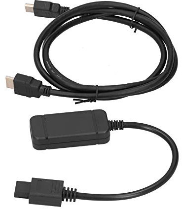 Adaptateur Vidéo de Console de Jeu, Adaptateur de Convertisseur D'interface Multimédia HD N64 vers Câble Hdmi pour Ngc/N64/Snes/Sfc