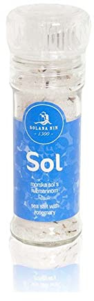 Solana Nin - Meersalz - mit Rosmarin - Salzmühle - 1 x 100g