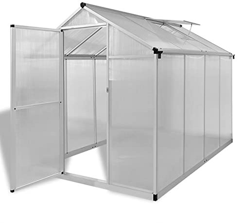 XIAOGUANG Invernadero, Invernaderos Huerto, Invernaderos Jardin, Invernaderos Terraza, Huerto Urbano, de Aluminio Reforzado con Marco Base 4,6 m2
