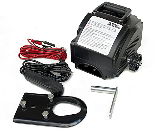 Jieotwice Marine/Yacht Verricello Elettrico Gommone Piccolo Trattore Gru 12V 300W 2000LBS