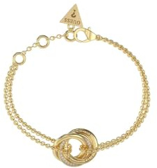 GUESS Damen-Armband Edelstahl Kristall One Size Gold 32028214