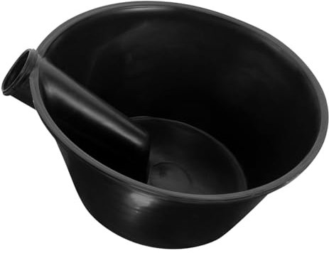 Große Wasser Schöpfkelle aus Kunststoff, Schwarz, Wiederverwendbar