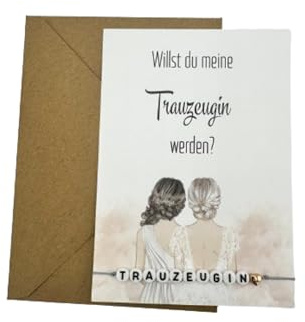 Trauzeugin fragen Karte Willst du meine Trauzeugin werden Trauzeugin Geschenk Armband