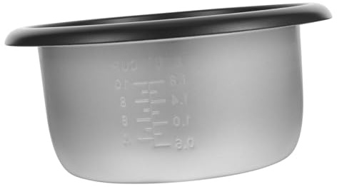 Hoement Electric Rice Cooker Replacement Inner Pot Made of Sturdy Aluminum Alloy with 4l Capacity, Featuring a Non-stick Coating and User-friendly Design, for Kitchen and Dormitory Use