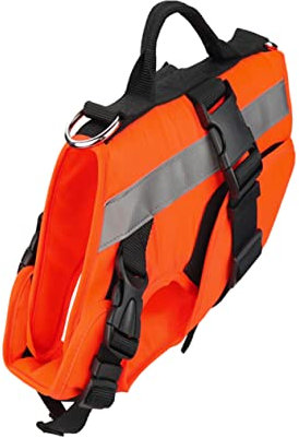 BESPORTBLE 1stück Hundeschwimmweste Für Kleine Hunde Einstellbare Leichte Rettungsweste Orange Für Outdoor-aktivitäten Sicheres Schwimmen Und Wassertraining